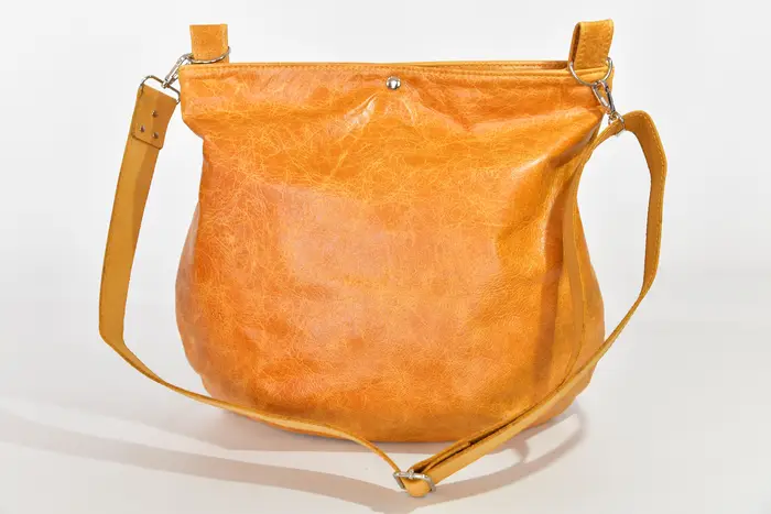 leather bag, Iris 26057, unique piece, made on La Palma, Canary Islands, Spain, Europe