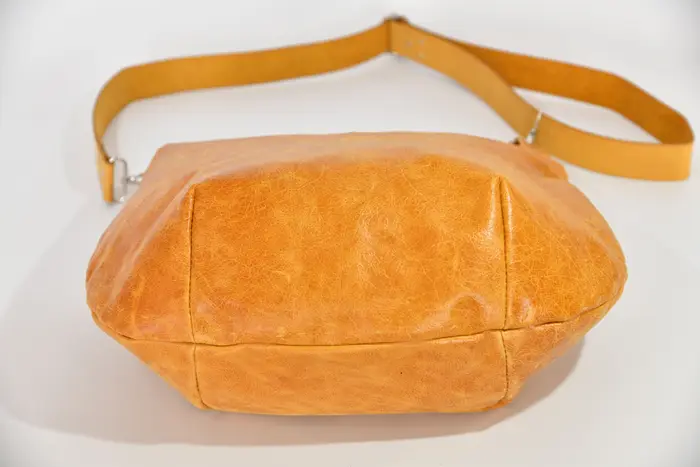 leather bag, Iris 26057, unique piece, made on La Palma, Canary Islands, Spain, Europe