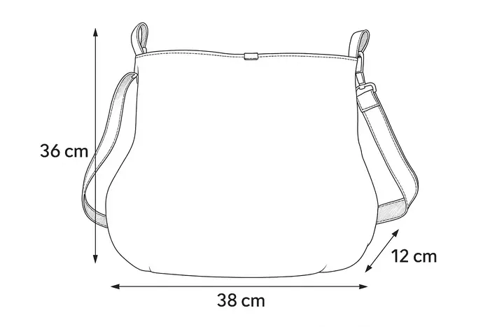 Maßzeichnung Modell Iris M Art. Nr. 24128