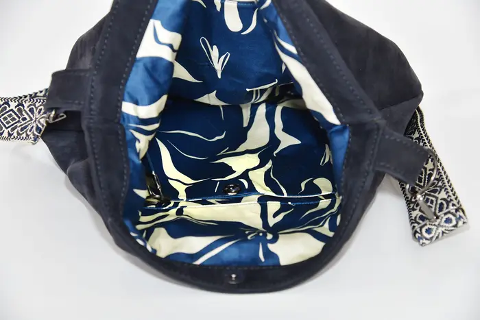leather bag, Iris 26055, unique piece, made on La Palma, Canary Islands, Spain, Europe
