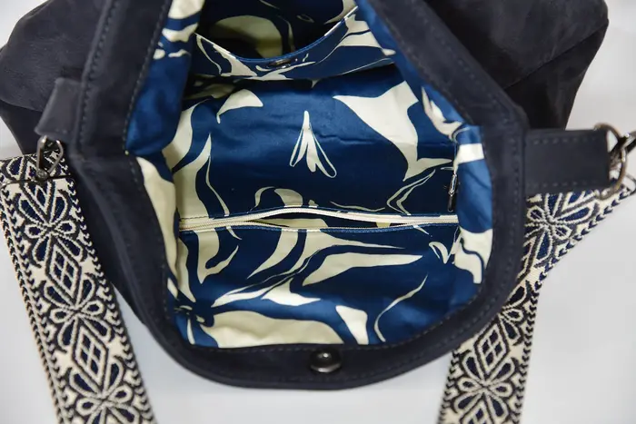 leather bag, Iris 26055, unique piece, made on La Palma, Canary Islands, Spain, Europe