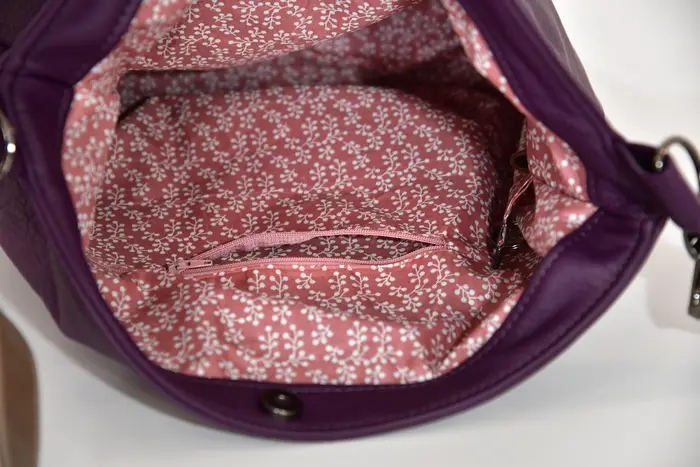 leather bag, Iris 26061, unique piece, made on La Palma, Canary Islands, Spain, Europe