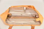 Ledertasche, Sarah playa L aus weichem, strapazierfähigem Rindsleder in bernstein, Unikat, hergestellt auf La Palma, Kanarische Inseln, Spanien, Europa