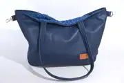 Sarah S aus geschliffenem blauen Nubuckleder