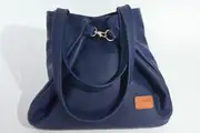 Sarah S aus geschliffenem blauen Nubuckleder