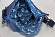 Sam flex M aus geschliffenem, blauem Nubuk-Rindsleder