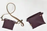 Ben dia M aus Nappa-Ziegeleder in dunkel violett