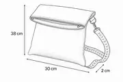 Maßzeichnung Modell Sam zip M Art. Nr. 25101