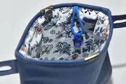 Ben dia M aus vollnarbig pflanzlich softem Rindsleder und geschliffenem Nubuckleder in hellblau und blau