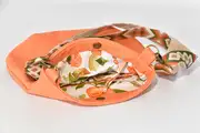 Iris S aus geschliffenem Nubuk-Wasserbüffelleder in hellorange