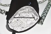 Sam dia S aus geschliffenem Nubuk-Wasserbüffelleder in schwarz