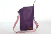 Sam blando S aus violettem Anilin-Nappaleder