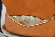 Sam flex M aus geschliffenem cognacfarbenem Nubuckleder