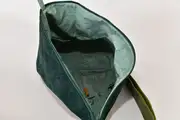Lederrucksack, Tim S aus geschliffenem Nubuk-Rindsleder in blaugrün, Unikat, hergestellt auf La Palma, Kanarische Inseln, Spanien, Europa
