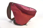 Tim S aus geschliffenem Nubuckleder in bordeaux und braun