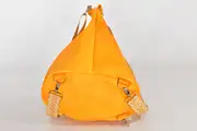 Lederrucksack, Tim S aus vollnarbigem, pflanzlich softem Rindsleder in gelb, Unikat, hergestellt auf La Palma, Kanarische Inseln, Spanien, Europa