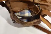 Niki M aus weichem Nubuckleder in kastanie