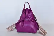 Lederrucksack, Petra blando M aus lila Nappa-Rindsleder, Unikat, hergestellt auf La Palma, Kanarische Inseln, Spanien, Europa