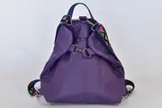 Lederrucksack, Petra blando M mit Zierreißverschluss aus weichem Anilin-Nappaleder in violett, Unikat, hergestellt auf La Palma, Kanarische Inseln, Spanien, Europa