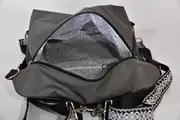 Petra blando M aus glänzendem Anilin-Nappaleder aus Rindsleder in schwarz und Nappa-Wasserbüffelleder in anthrazit, Unikat, hergestellt auf La Palma, Kanarische Inseln, Spanien, Europa
