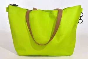 Bolso de cuero modelo Sarah verde manzana