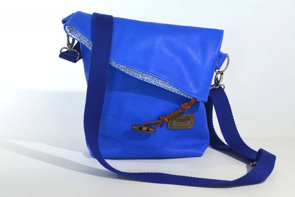 Ledertasche Sam blando blau