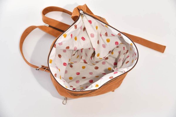 Lederrucksack Modell Tim cognac