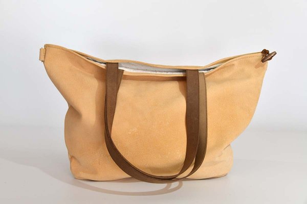 Bolso de cuero modelo Sarah beis