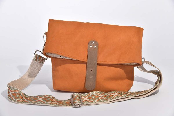 Bolso de cuero modelo Sam M coñac