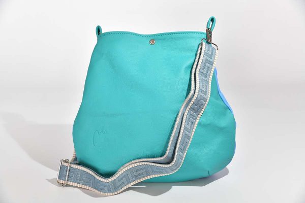 Bolso de hombro Iris S turquesa azul claro