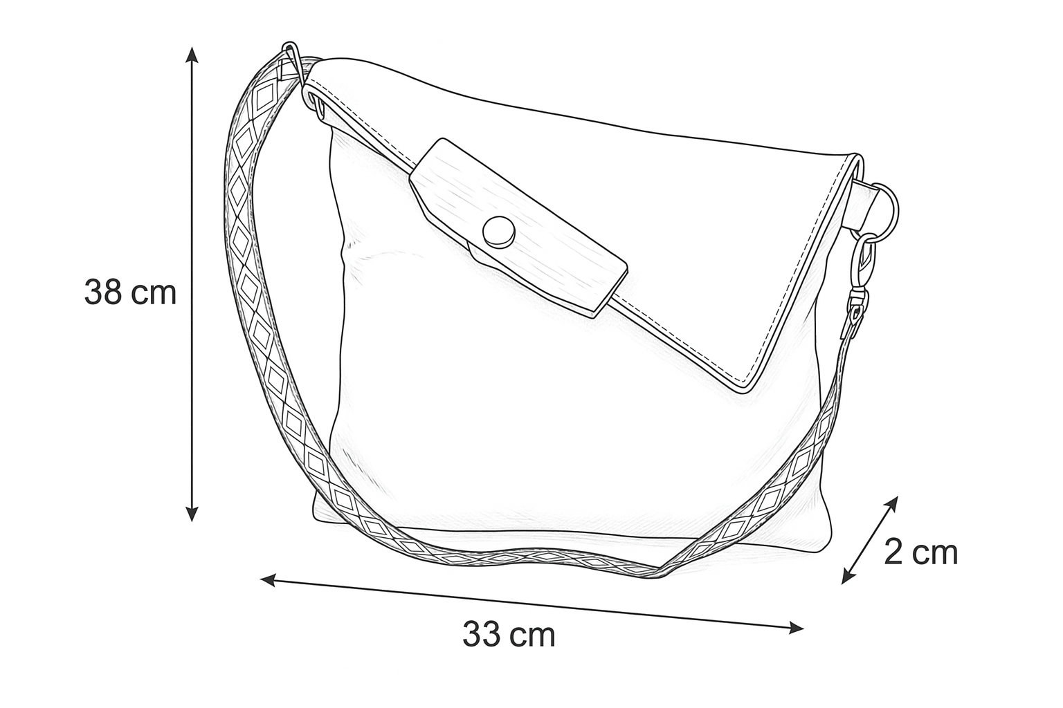 Sam Dia M aus schlammbraunem Nappa-Wasserbüffelleder mit Weißbuchen-Magnetvershluss