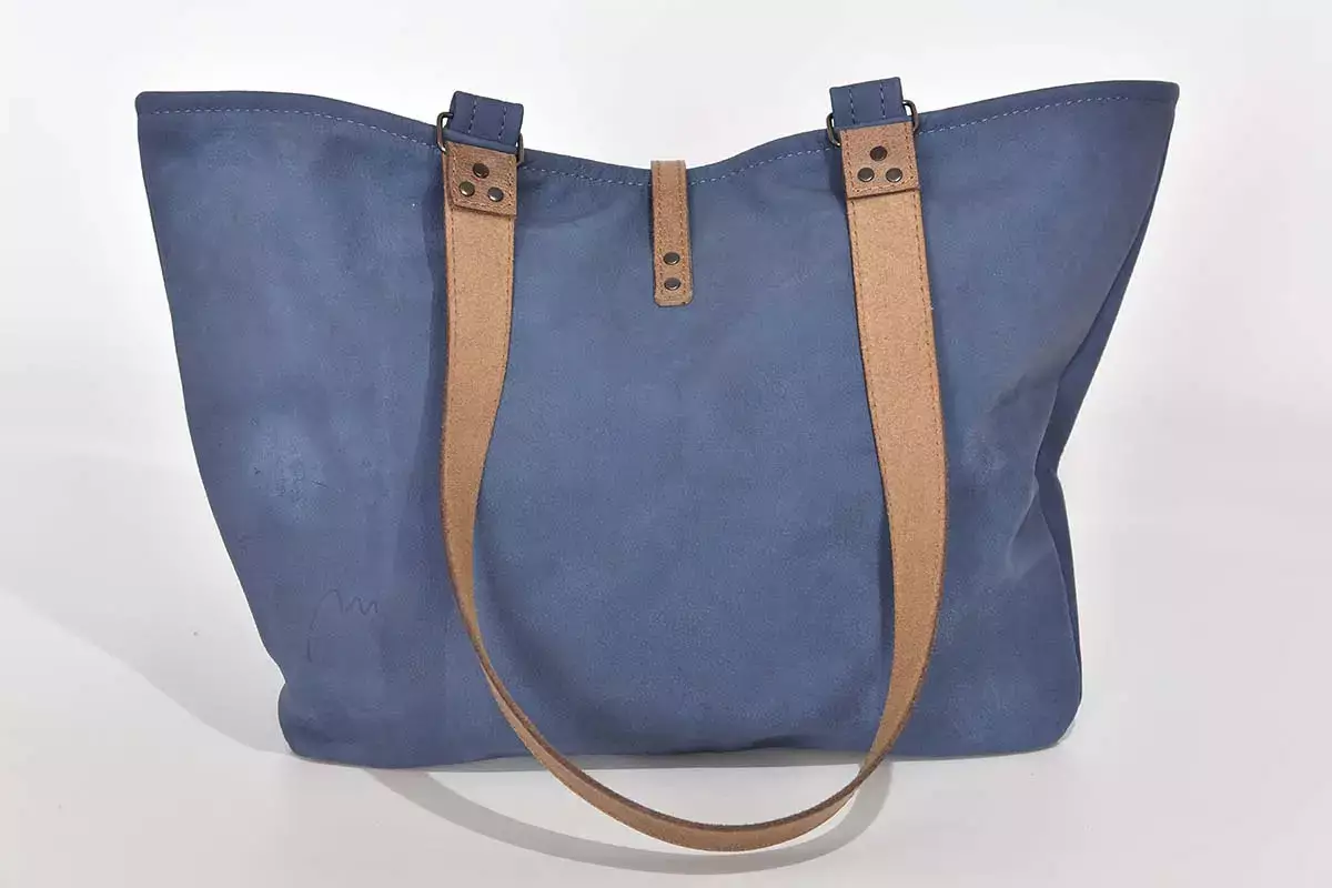 Ledertasche Sarah S blau