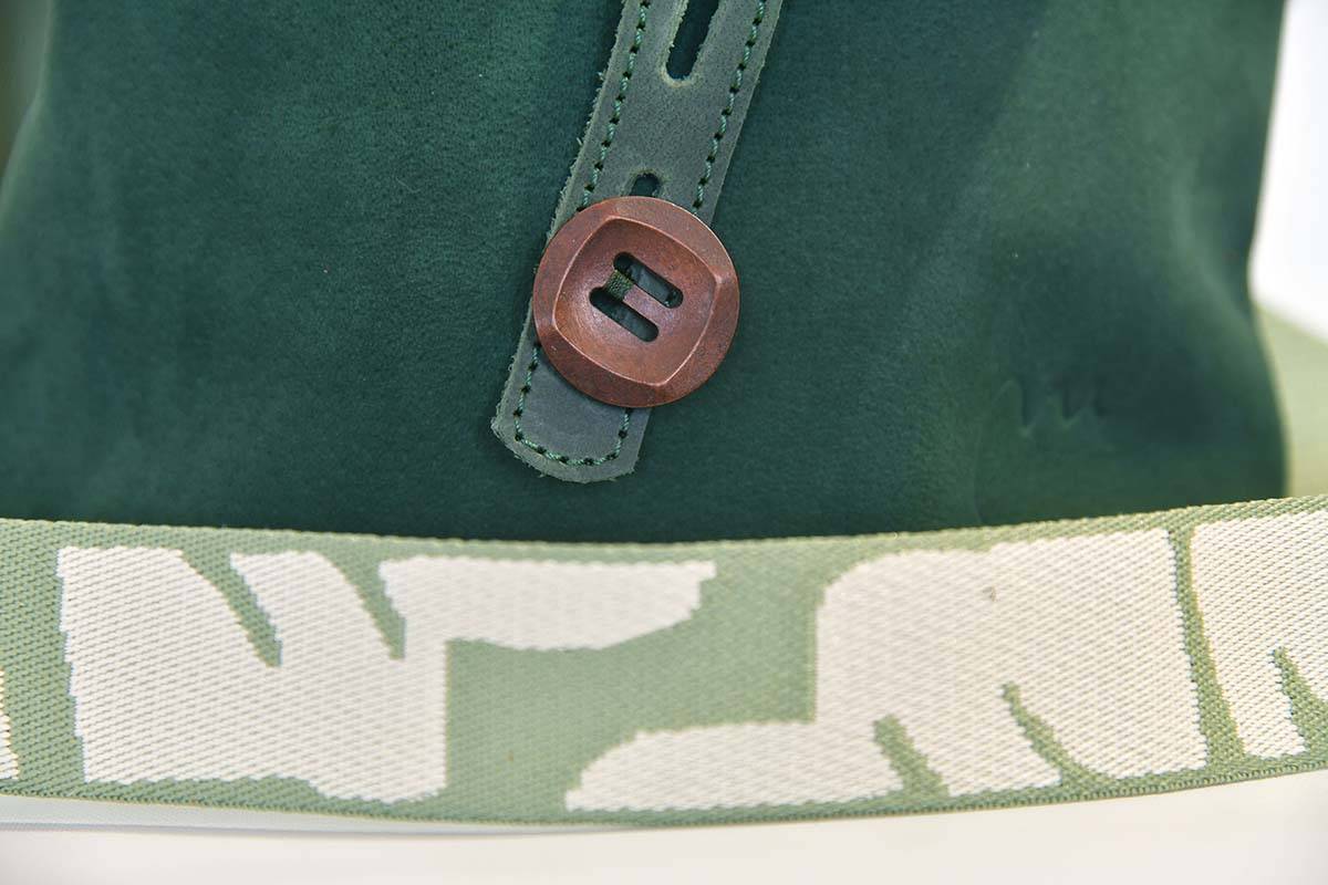 Ledertasche Modell Sam dia tannengrün