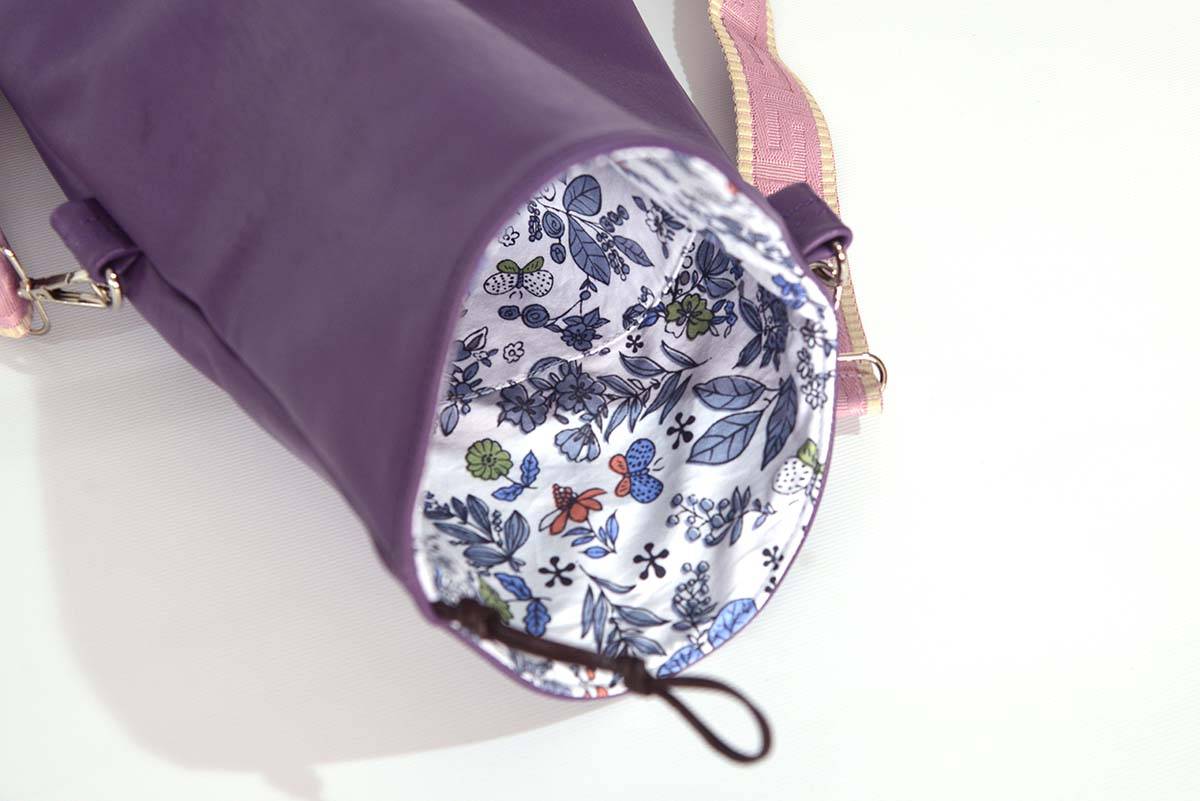 Ledertasche Modell Sam blando violett