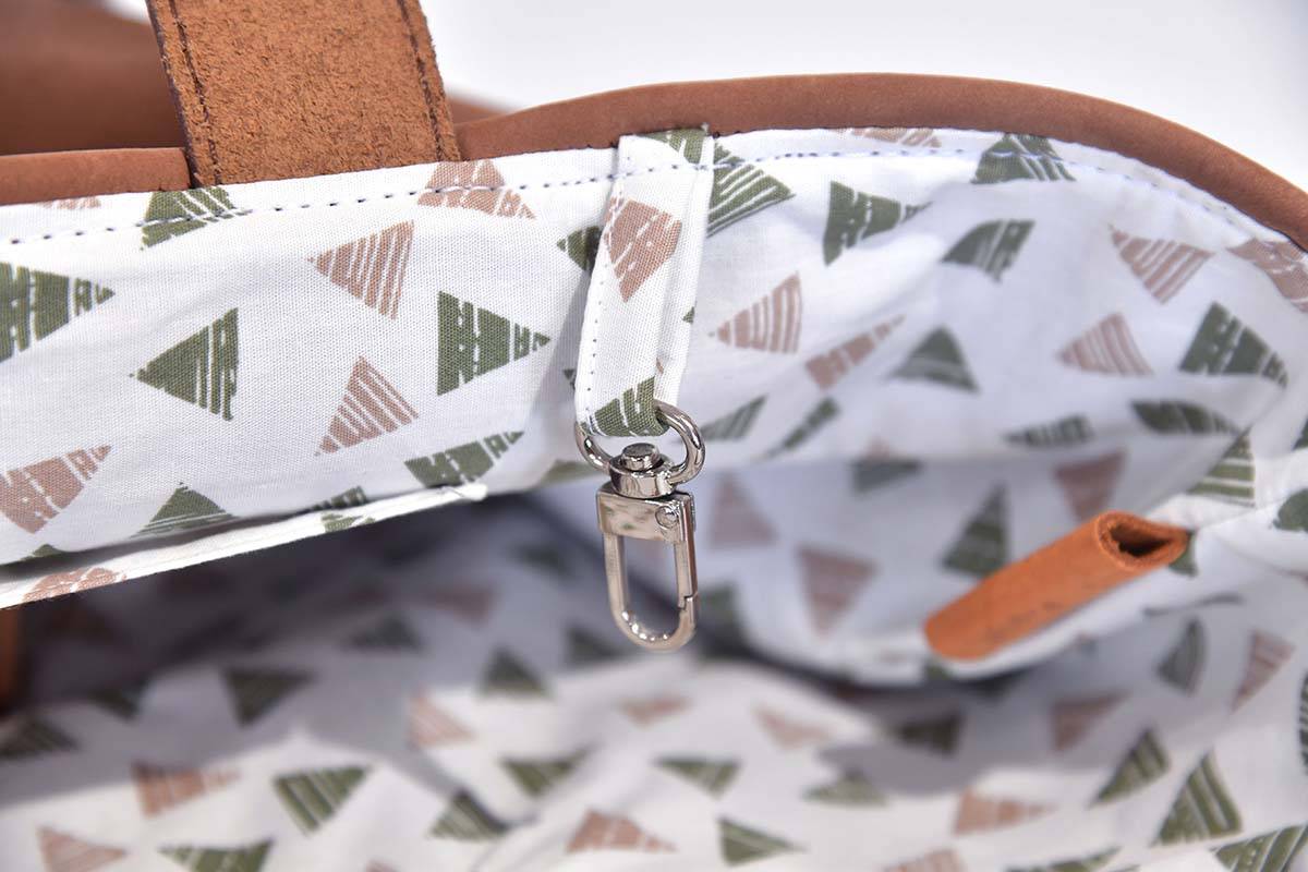 Ledertasche Modell Sarah hellbraun