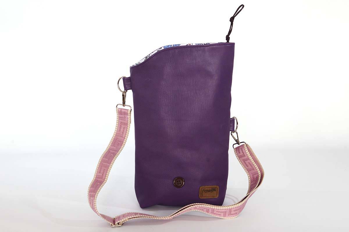 Ledertasche Modell Sam blando violett