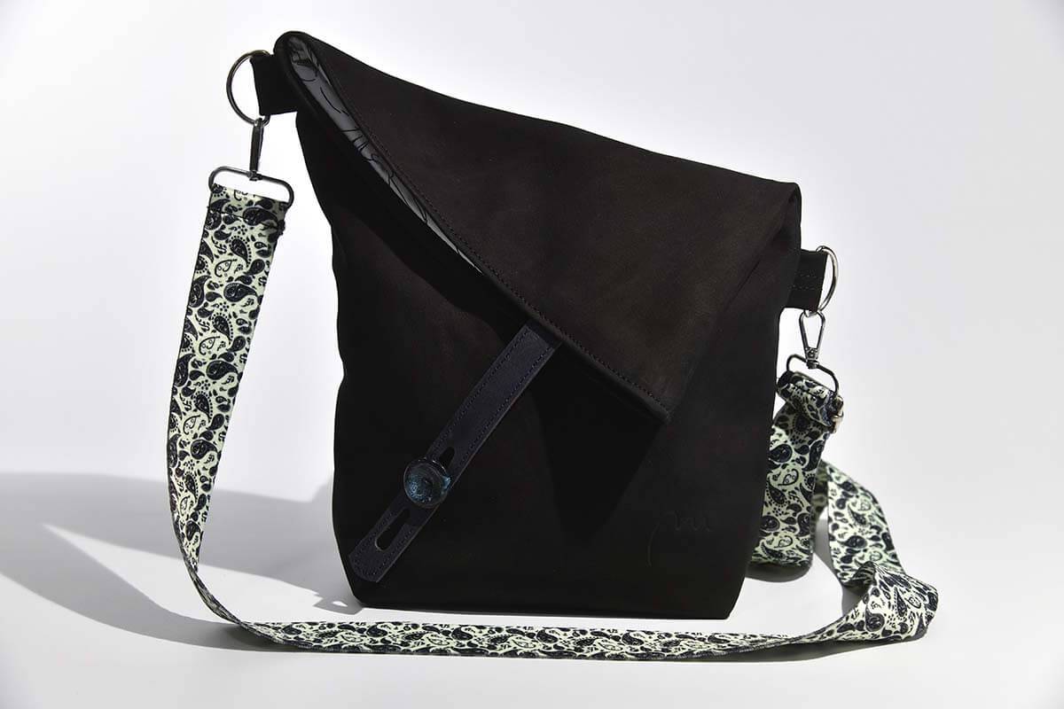 Ledertasche Modell Sam dia schwarz