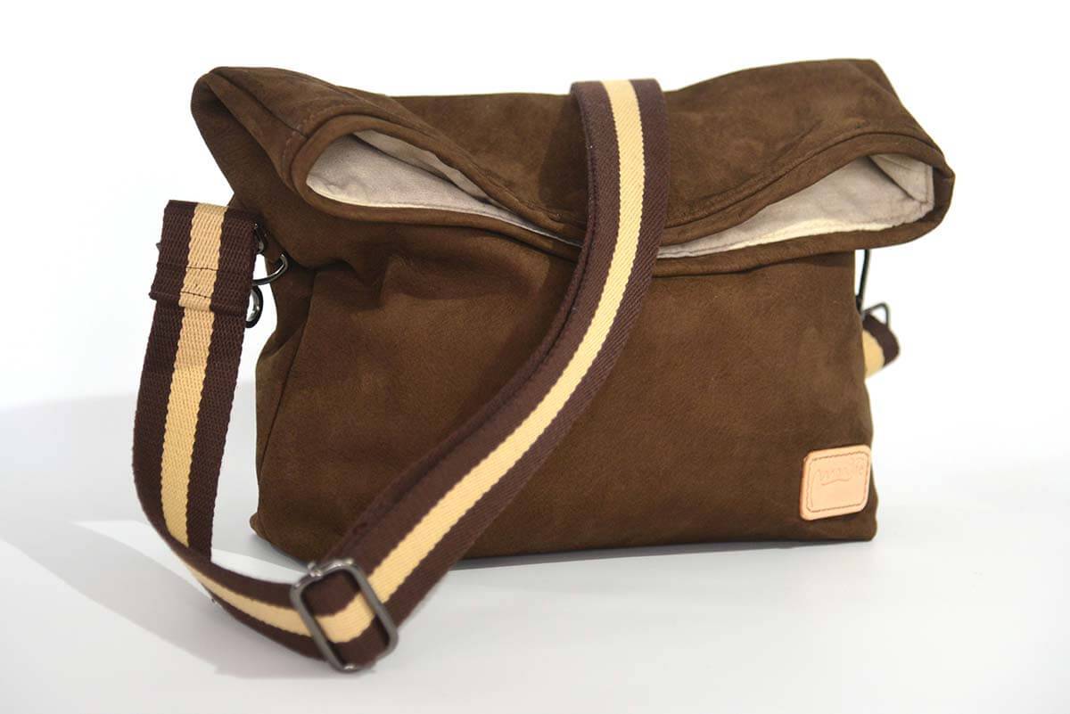Ledertasche Modell Sam braun