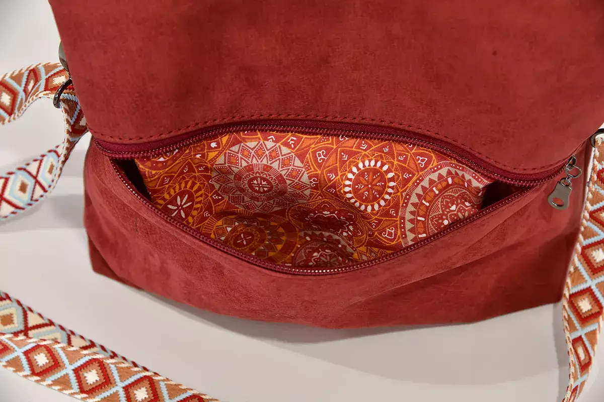 Handgefertigte Ledertasche Sam_flex