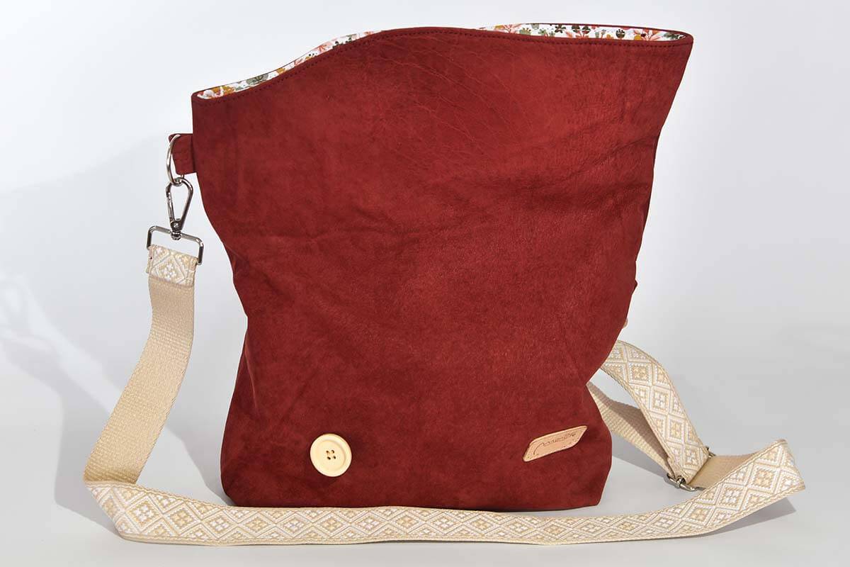 Ledertasche Modell Sam blando bordeaux