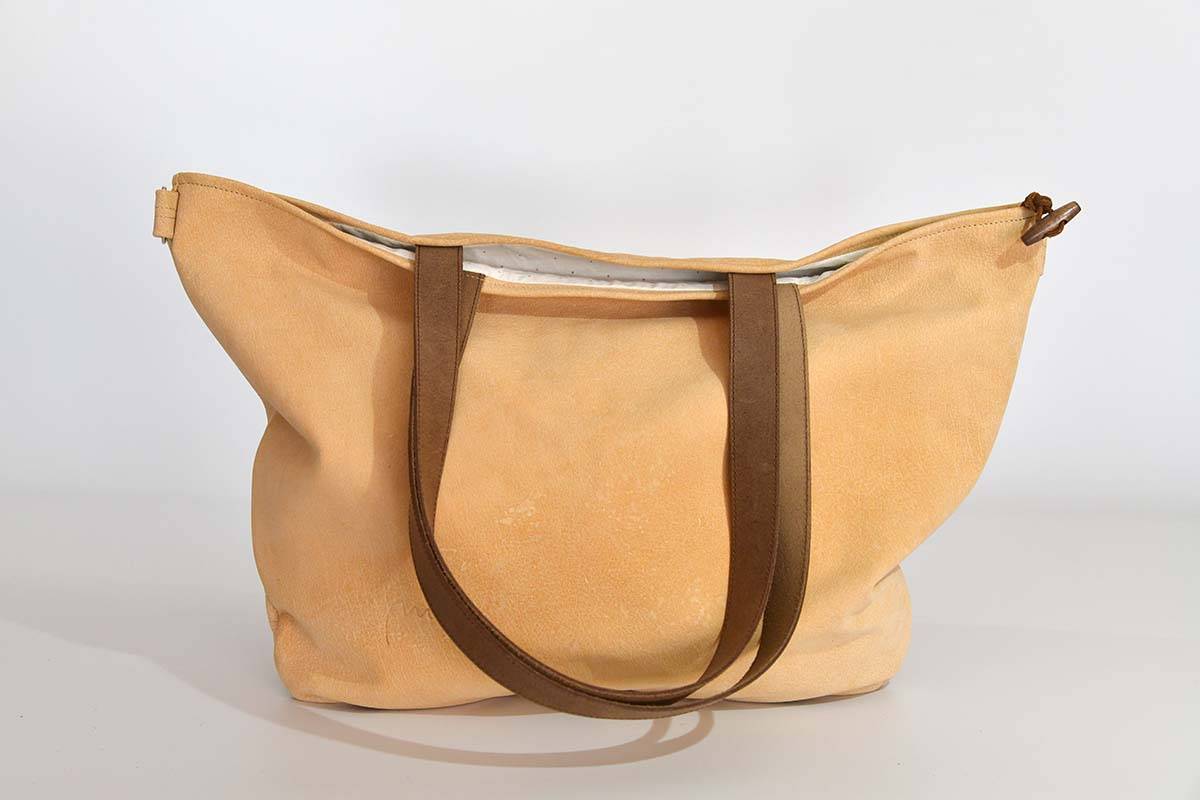 Ledertasche Modell Sarah beige