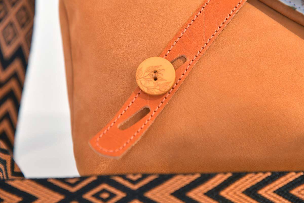 Ledertasche Modell Sam dia cognac