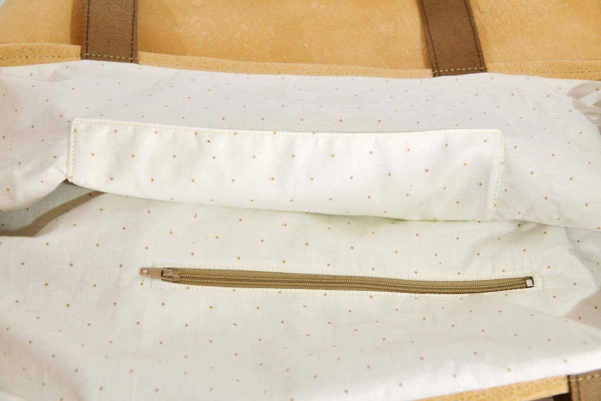 Ledertasche Modell Sarah beige