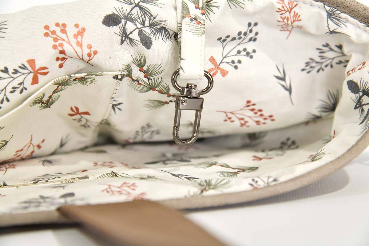 Ledertasche Modell Sarah babyelefantengrau