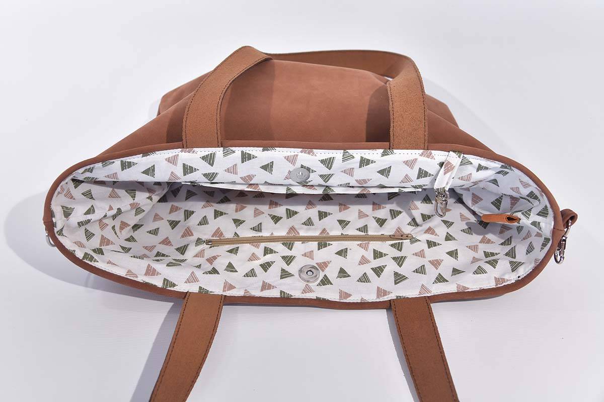Ledertasche Modell Sarah hellbraun
