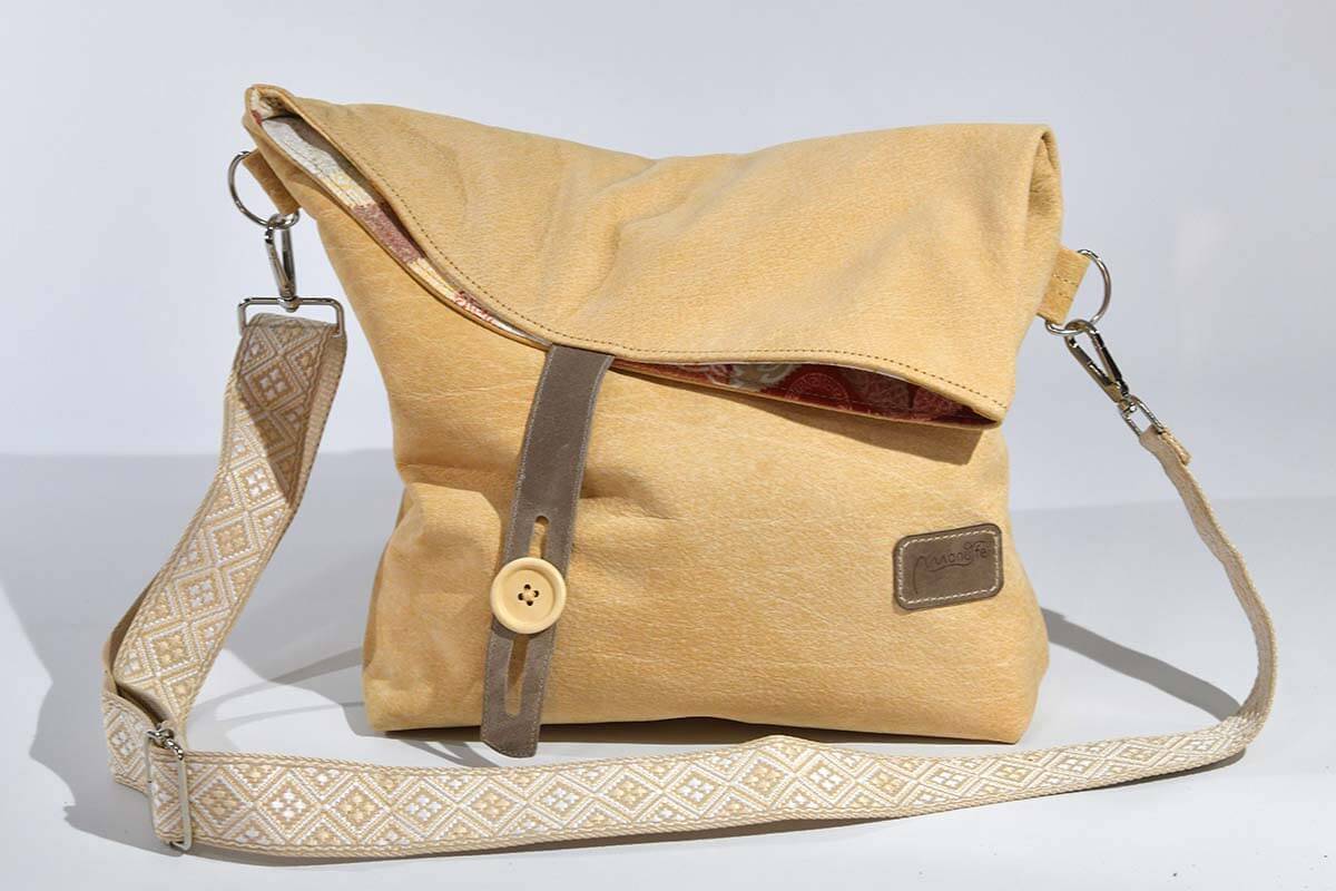 Ledertasche Modell Sam blando beige
